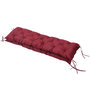 Voir la diapositive 4 : OUTSUNNY Coussin matelas assise dossier pour banc de jardin balancelle canapé 3 places grand confort 150 x 98 x 8 cm rouge