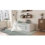 Voir la diapositive 2 : Lit gigogne 2 couchages 90x190 cm + 3 tiroirs ULLI
