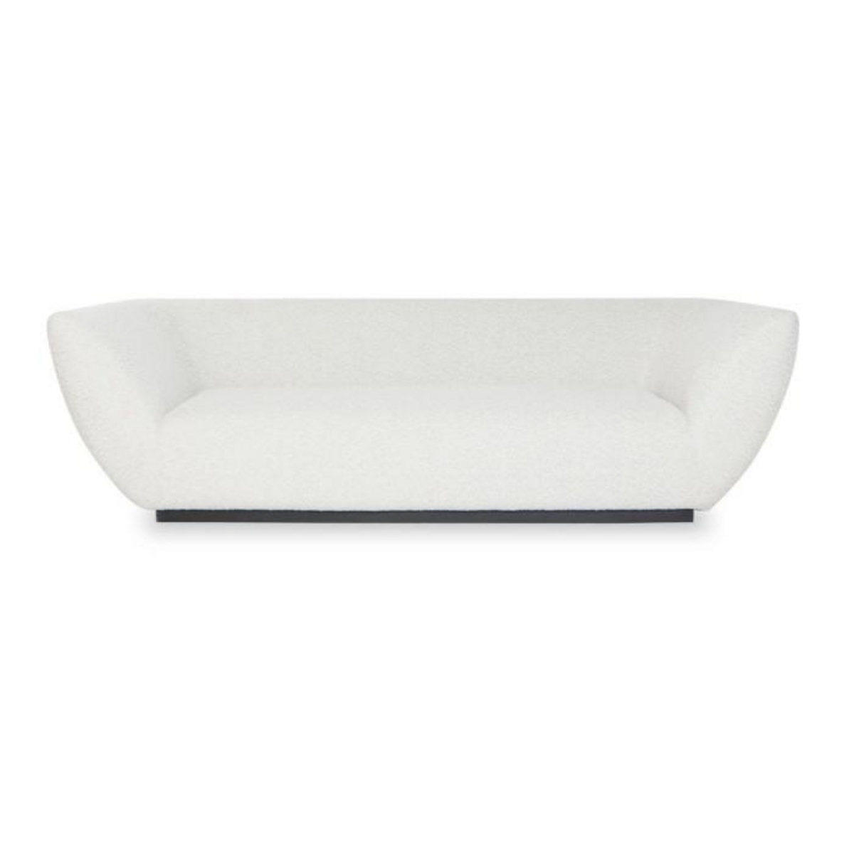 Paris Prix Canapé Bouclette 3 Places  Estelle  240cm Crème