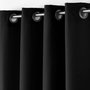 Voir la diapositive 2 : Paris Prix Rideau à Oeillets  Essentiel  140x280cm Noir
