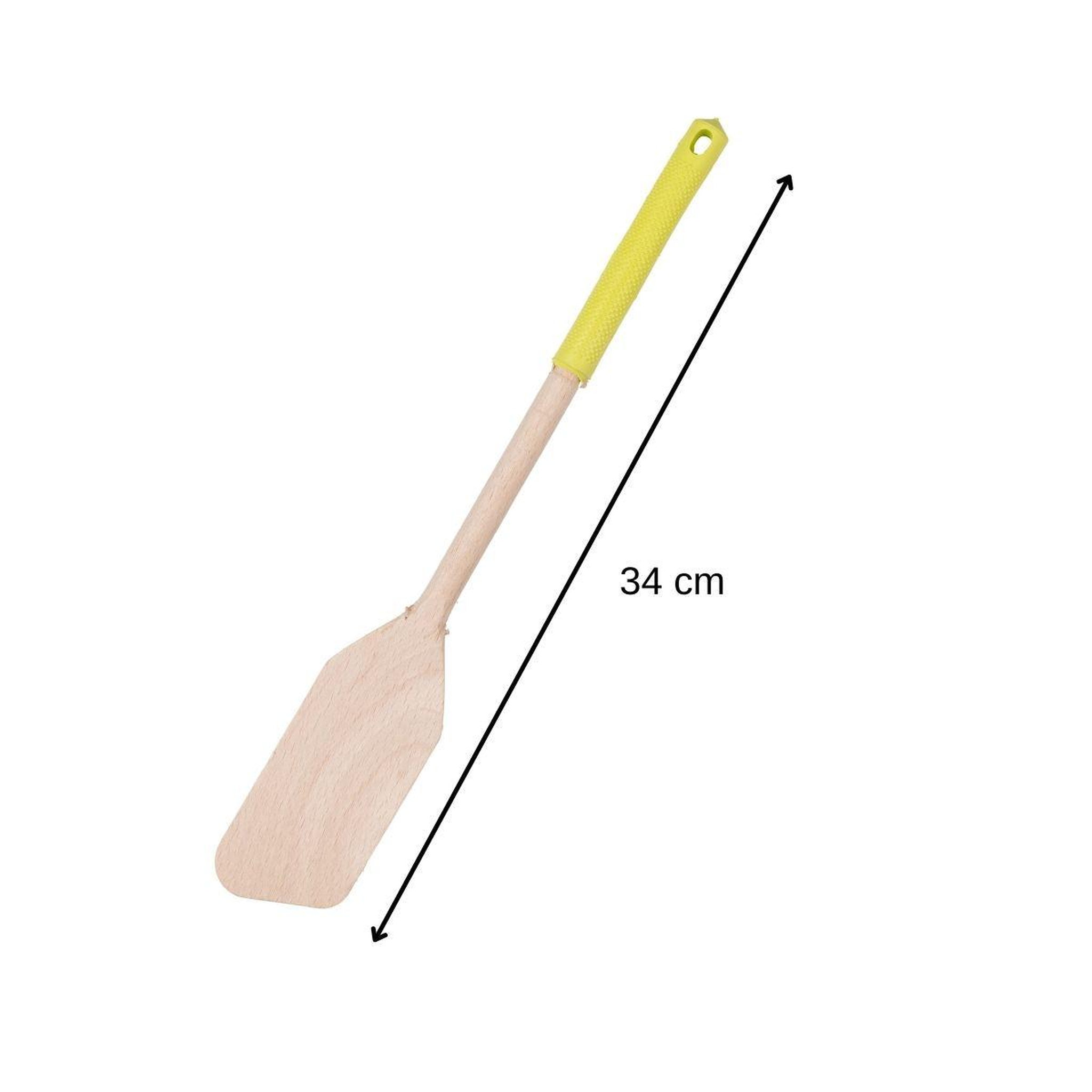 Voir la diapositive 3 : Fackelmann Set de 2 ustensiles de cuisine spatule en bois et silicone fackelmann boisselerie