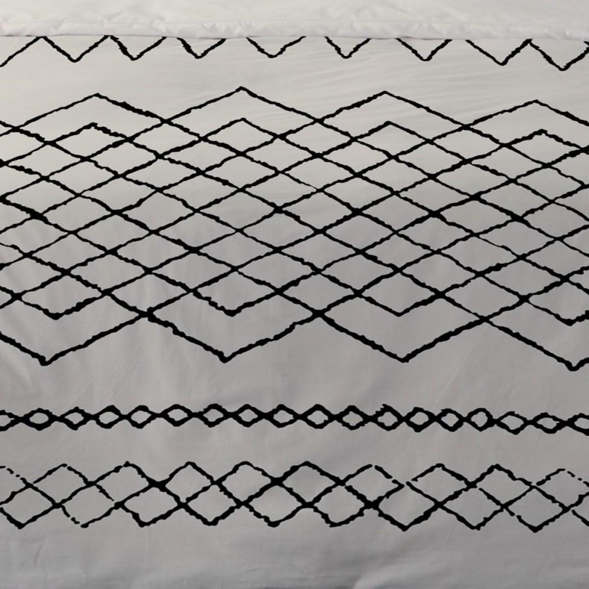 Dourev Housse de couette 240x220 MEHDI + 2 taies 100% coton