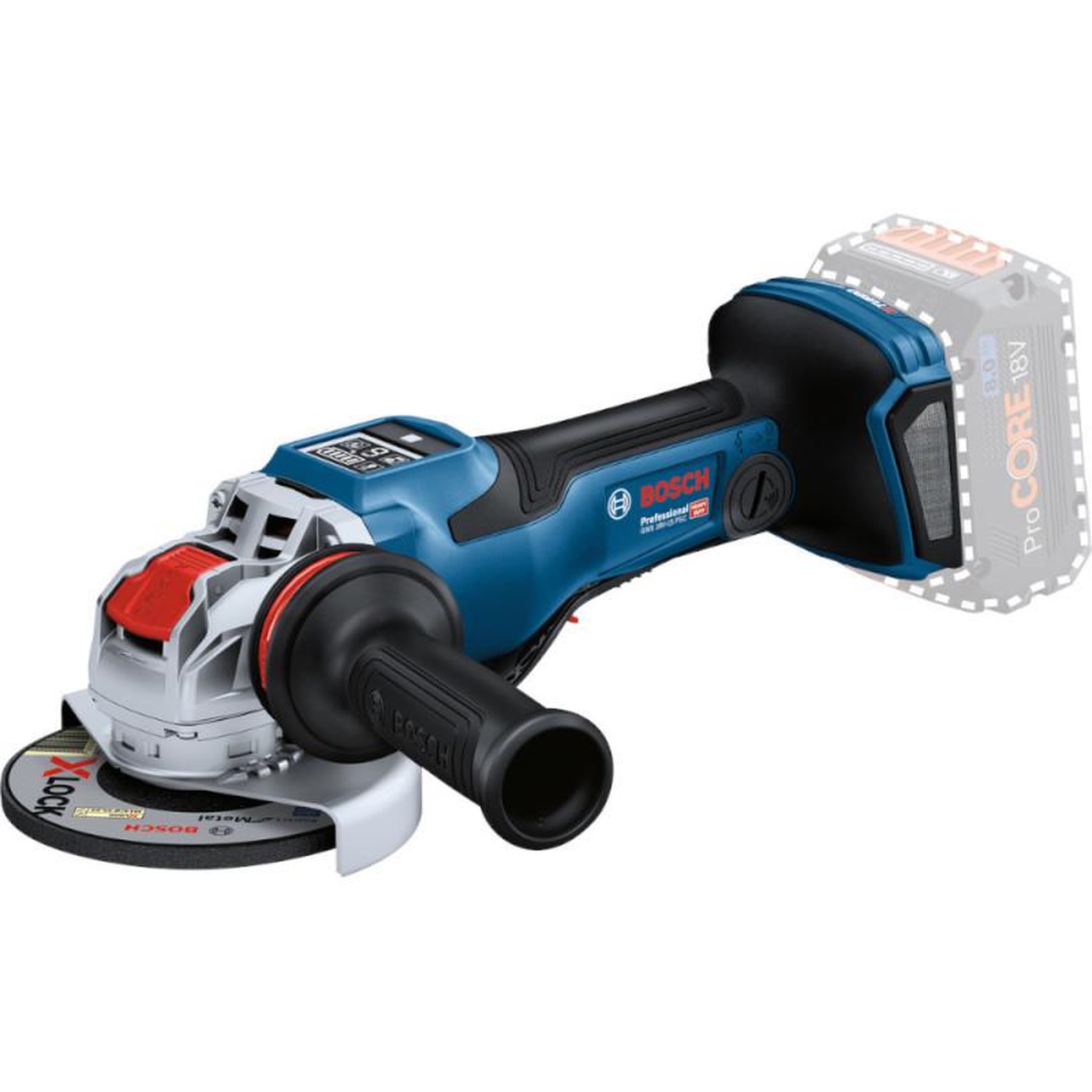 BOSCH Meuleuse angulaire 18V GWX 18V 15 PSC X Lock (sans batterie ni chargeur) en coffret L BOXX BOSCH 06019H6G02
