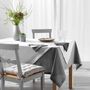 Voir la diapositive 2 : Paris Prix Nappe Rectangulaire  Charline  140x240cm Gris