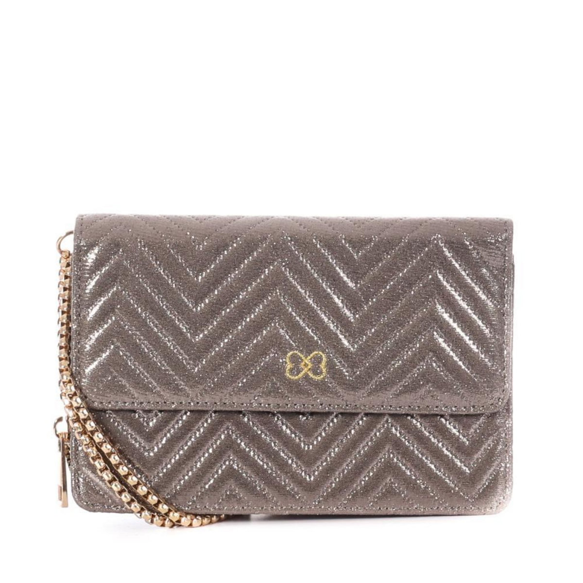 Stella Green Sac à Bandoulière  Métallique Femme Stella Green Chevron