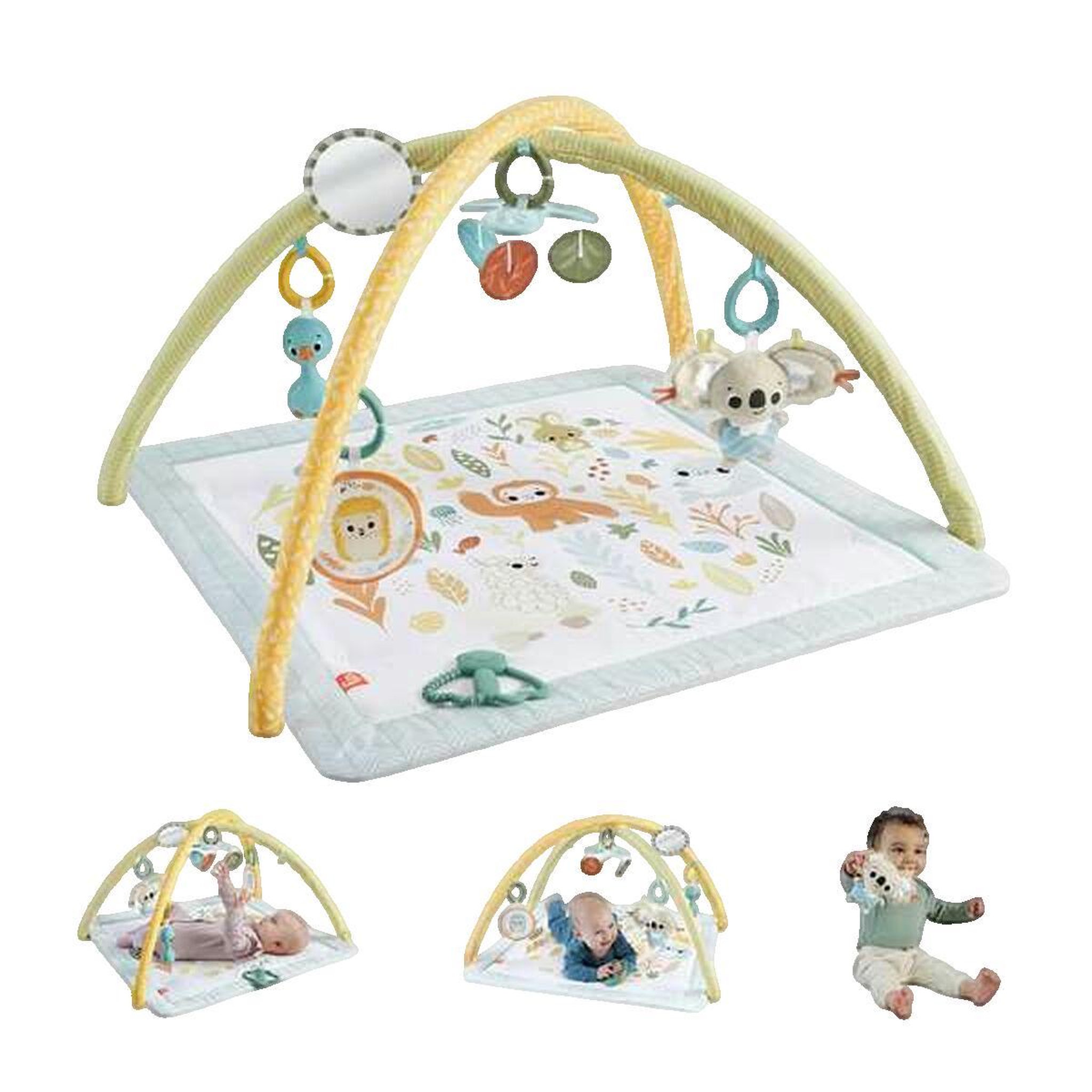Voir la diapositive 2 : MATTEL Tapis d'activités Mattel Animals Gym Sensimals multicolore