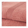 Voir la diapositive 2 : Today TODAY Lot de 1 Drap de Bain 100% coton 70x30 cm + 1 Serviette de Bain 50x100 cm - Terracotta