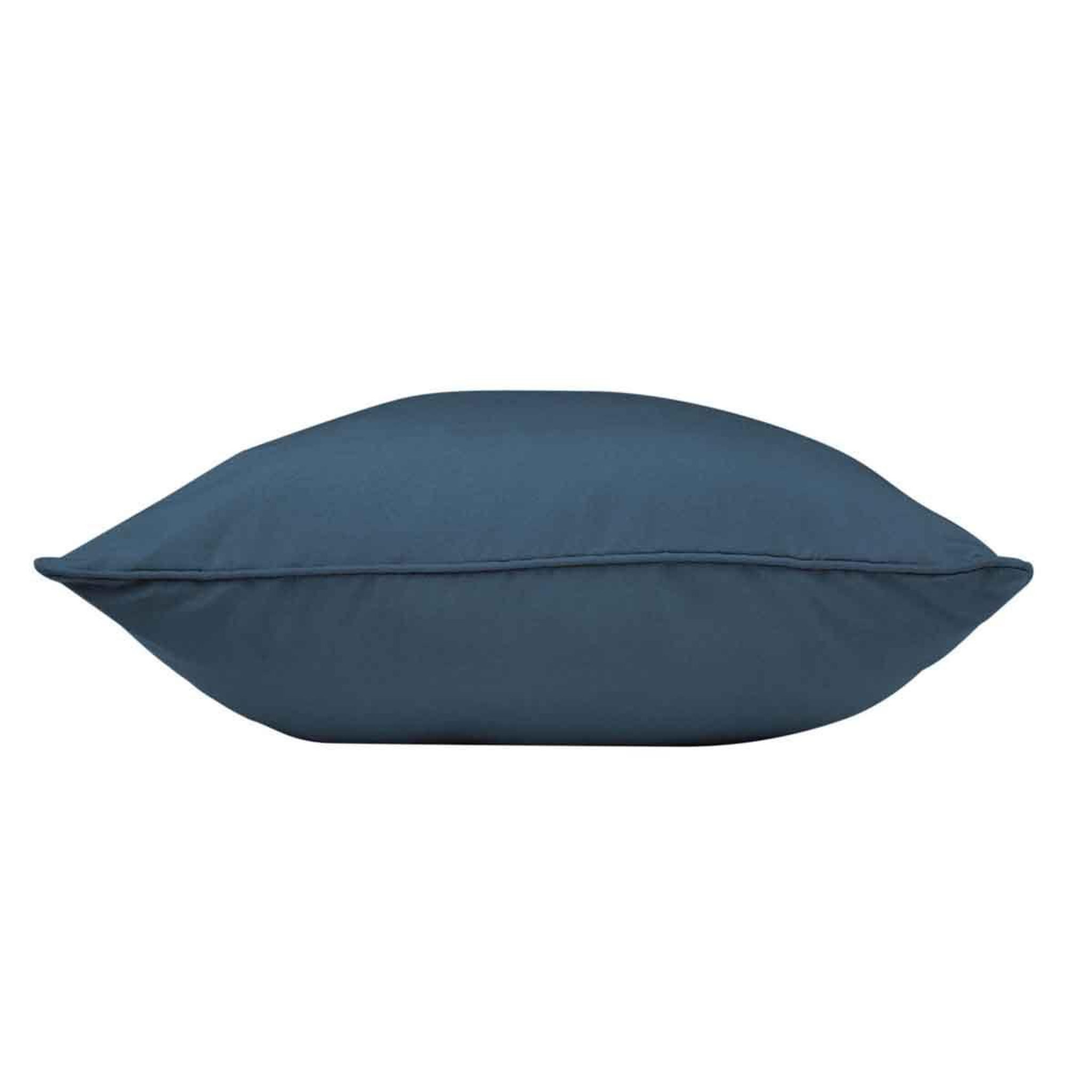 Voir la diapositive 2 : Douceur d'Intérieur Coussin déco  essentiel  40x40cm bleu marine