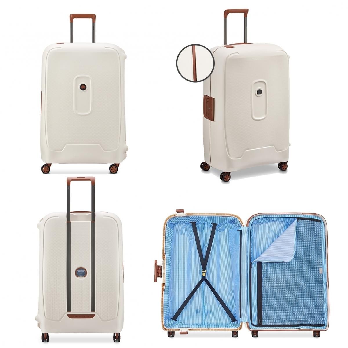 Delsey Grande valise rigide Moncey TSA polypropylène 76cm