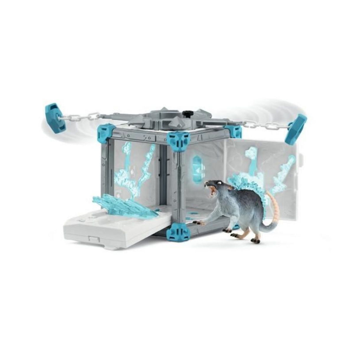Schleich BattleCave Rat de Glace, Extension de l'arene, SCHLEICH 42676 Eldrador Creatures, des 7 ans