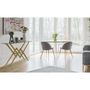 Voir la diapositive 2 : Paris Prix Console Design en Verre  Pixoma  106cm Or