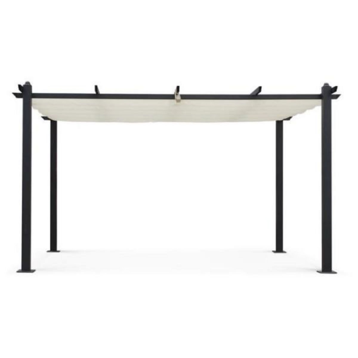 MARKET24 Pergola en aluminium CORDOBA - Ecru - 4 x 3 m