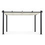 Voir la diapositive 1 : MARKET24 Pergola en aluminium CORDOBA - Ecru - 4 x 3 m