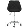 Voir la diapositive 3 : VIDAXL Chaises pivotantes a manger lot de 6 noir similicuir