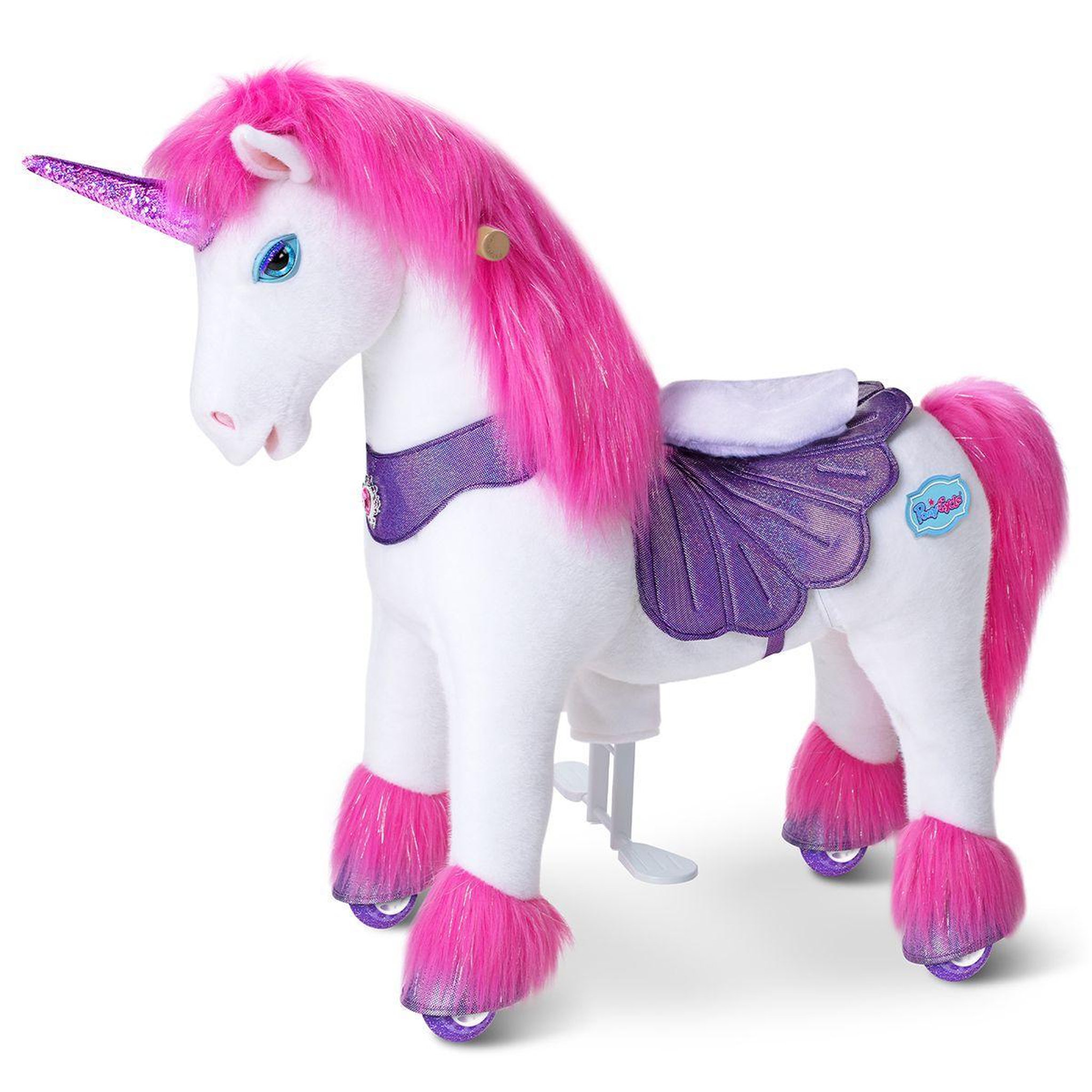 Ponycycle Cheval Porteur Enfant Modele Y licorne rose