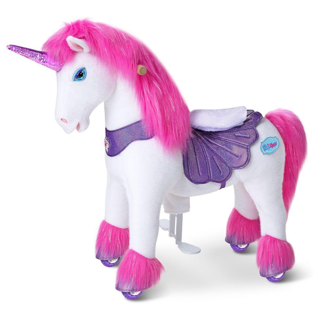 Ponycycle Cheval Porteur Enfant Modele Y licorne rose