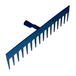 OUTILS PERRIN Râteau travaux publics à lame sans manche dents droites