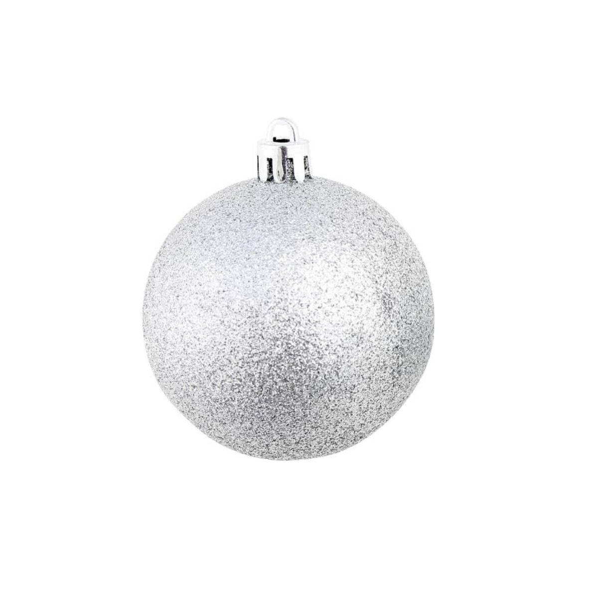 VIDAXL Ensemble de boules de Noël 100 pcs 3/4/6 cm Argente