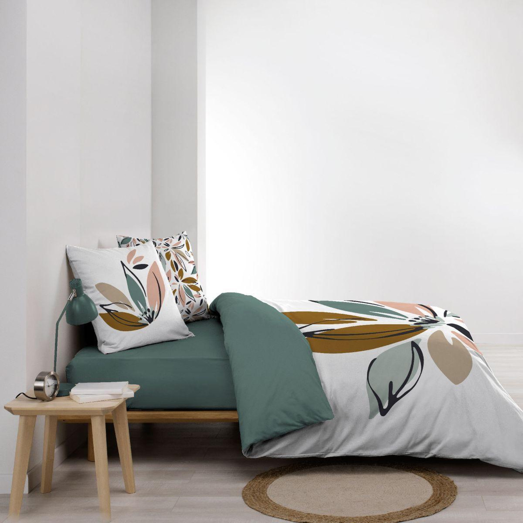 Voir la diapositive 3 : Douceur d'Intérieur Parure de lit 3 pièces  octavia  240x220cm multicolore
