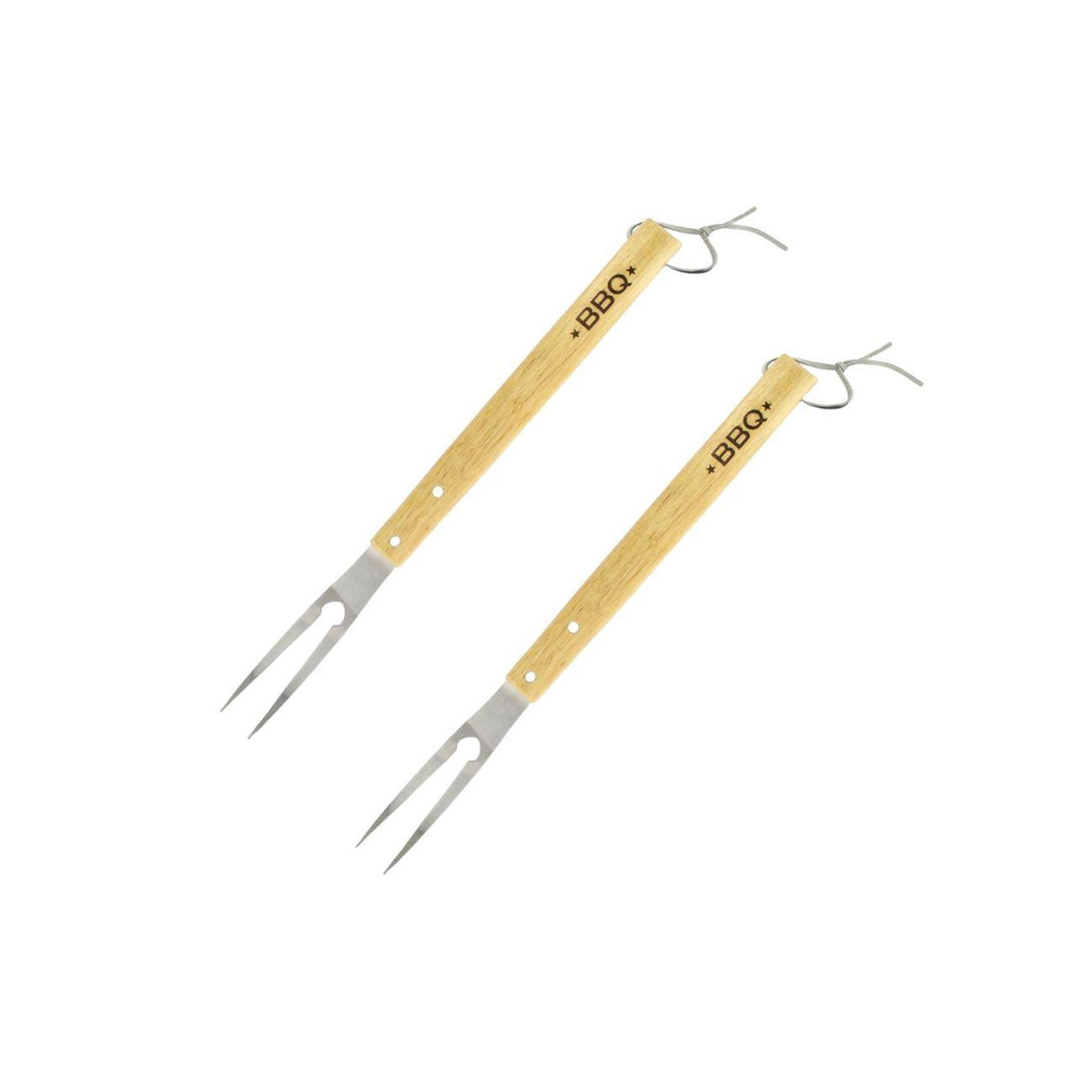 Fackelmann Ensemble de 2 Fourchettes à barbecue 42 cm Fackelmann BBQ Edition