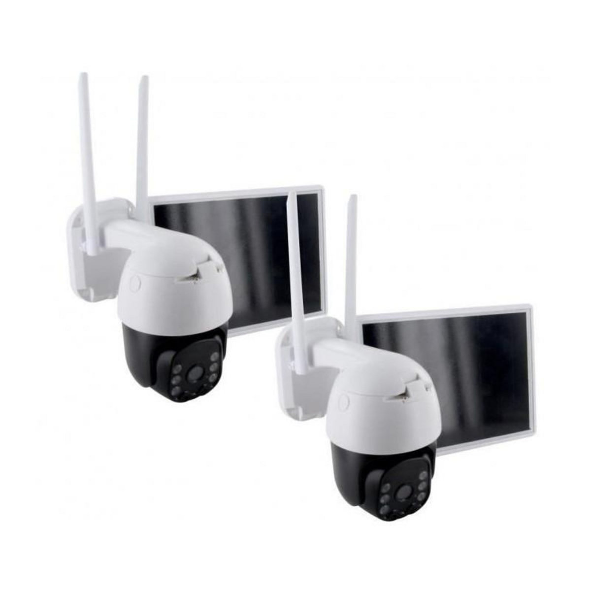 CHACON 2 caméras avec panneau solaire - CHACON - 2-IPCAM-DM02 - Extérieur - WiFi