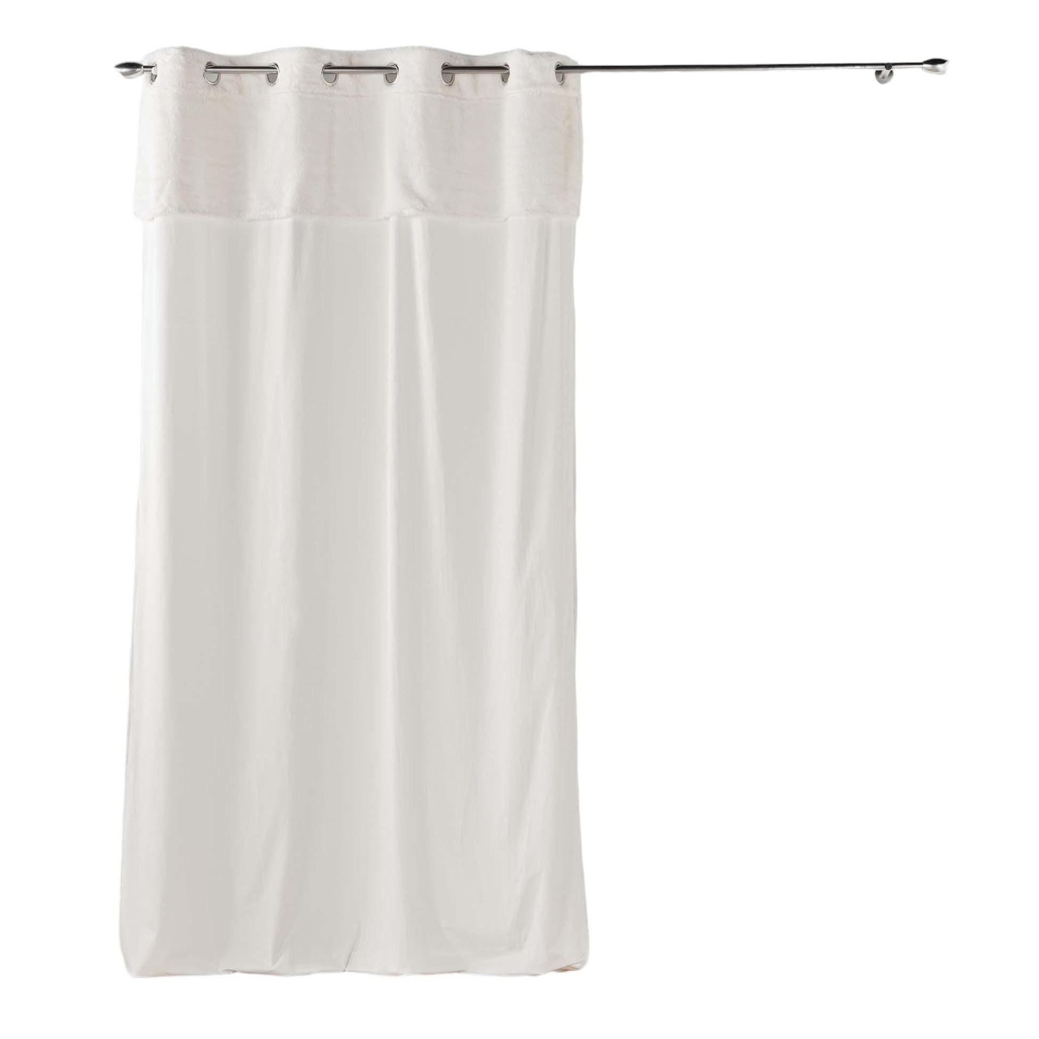 Eden Rideau a poils doux collection caresses. Coloris disponibles : Gris, Beige