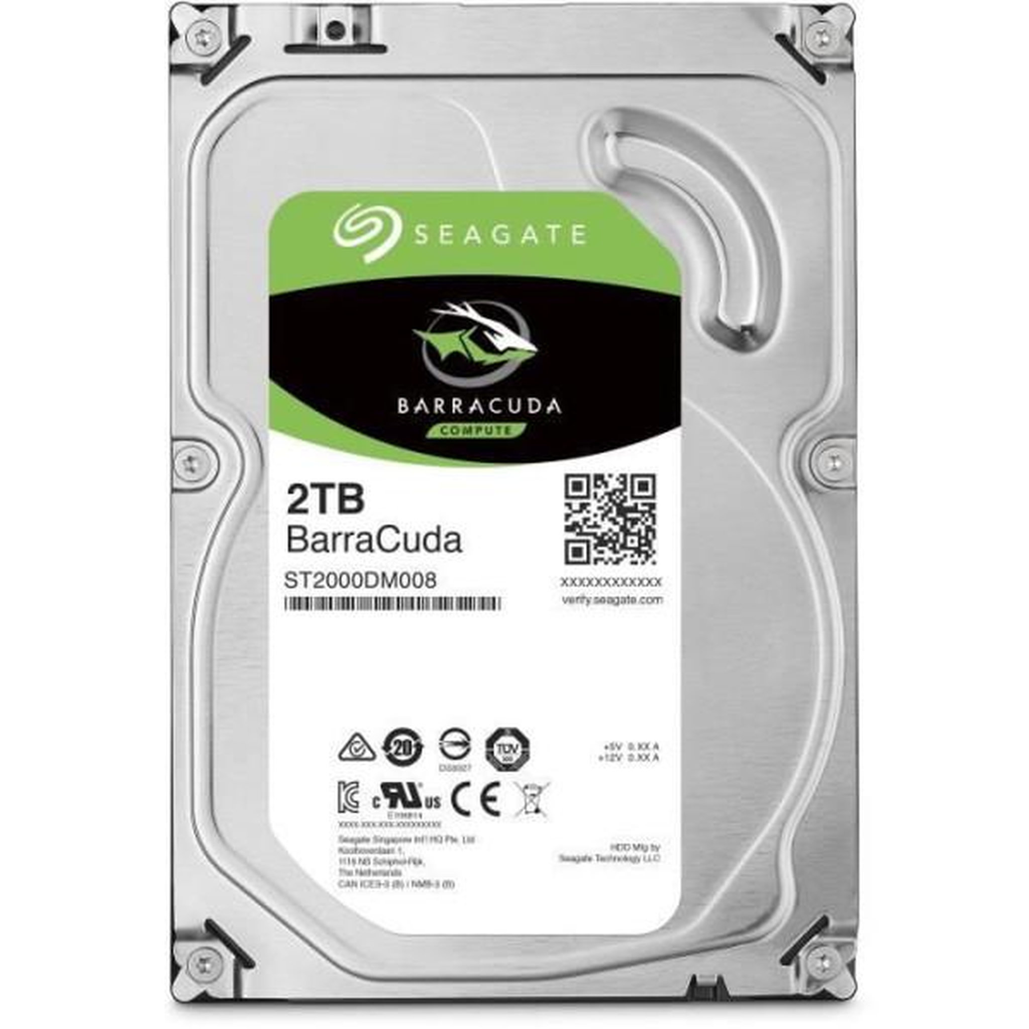 Voir la diapositive 4 : Seagate SEAGATE - Disque dur Interne HDD - BarraCuda - 2To - 7200 tr/min - 3.5