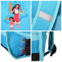 Voir la diapositive 5 : Bagtrotter Cartable Scolaire Primaire 38cm Vaiana Disney Bleu  2 Compartiments Bagtrotter