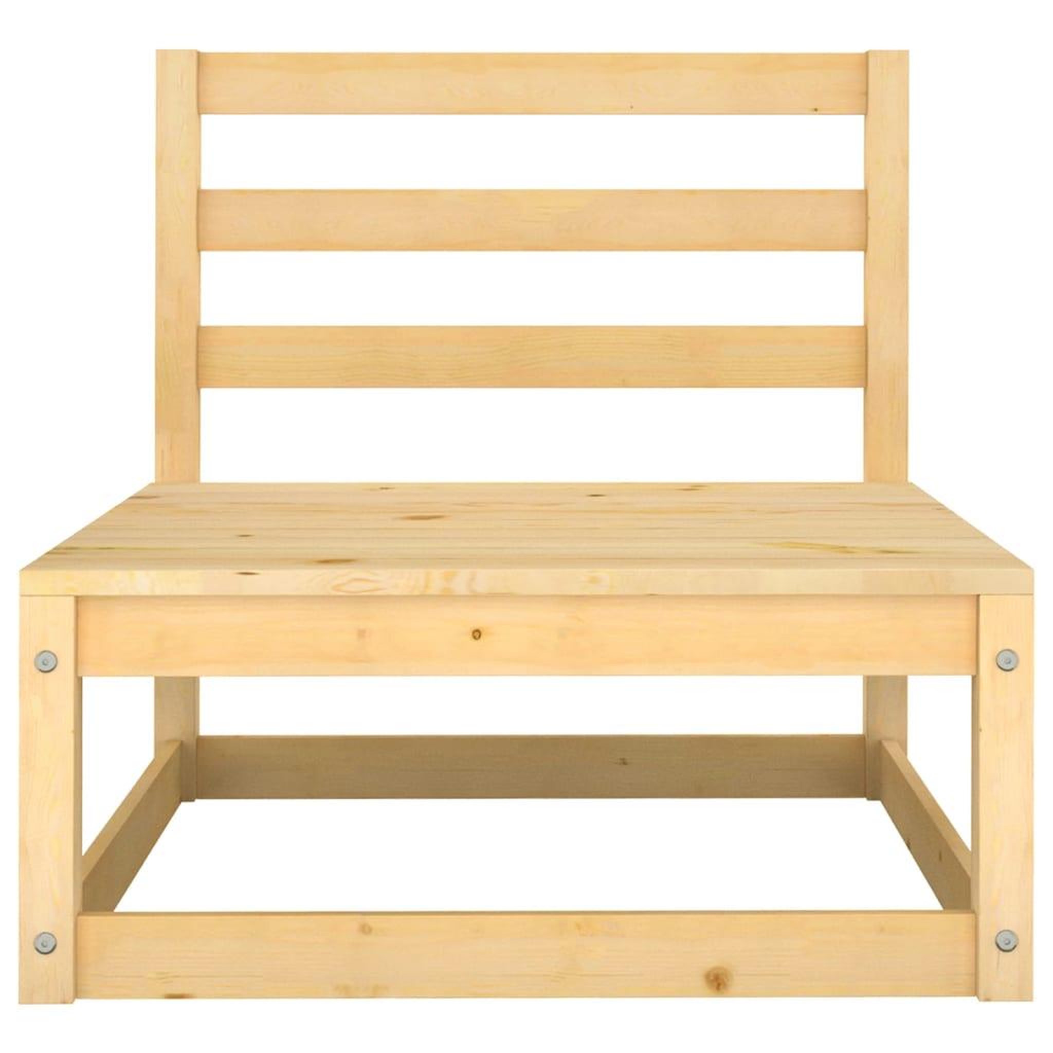 Voir la diapositive 5 : VIDAXL Salon de jardin 9 pcs avec coussins Bois de pin massif