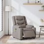 Voir la diapositive 2 : VIDAXL Fauteuil de massage inclinable electrique Taupe Tissu