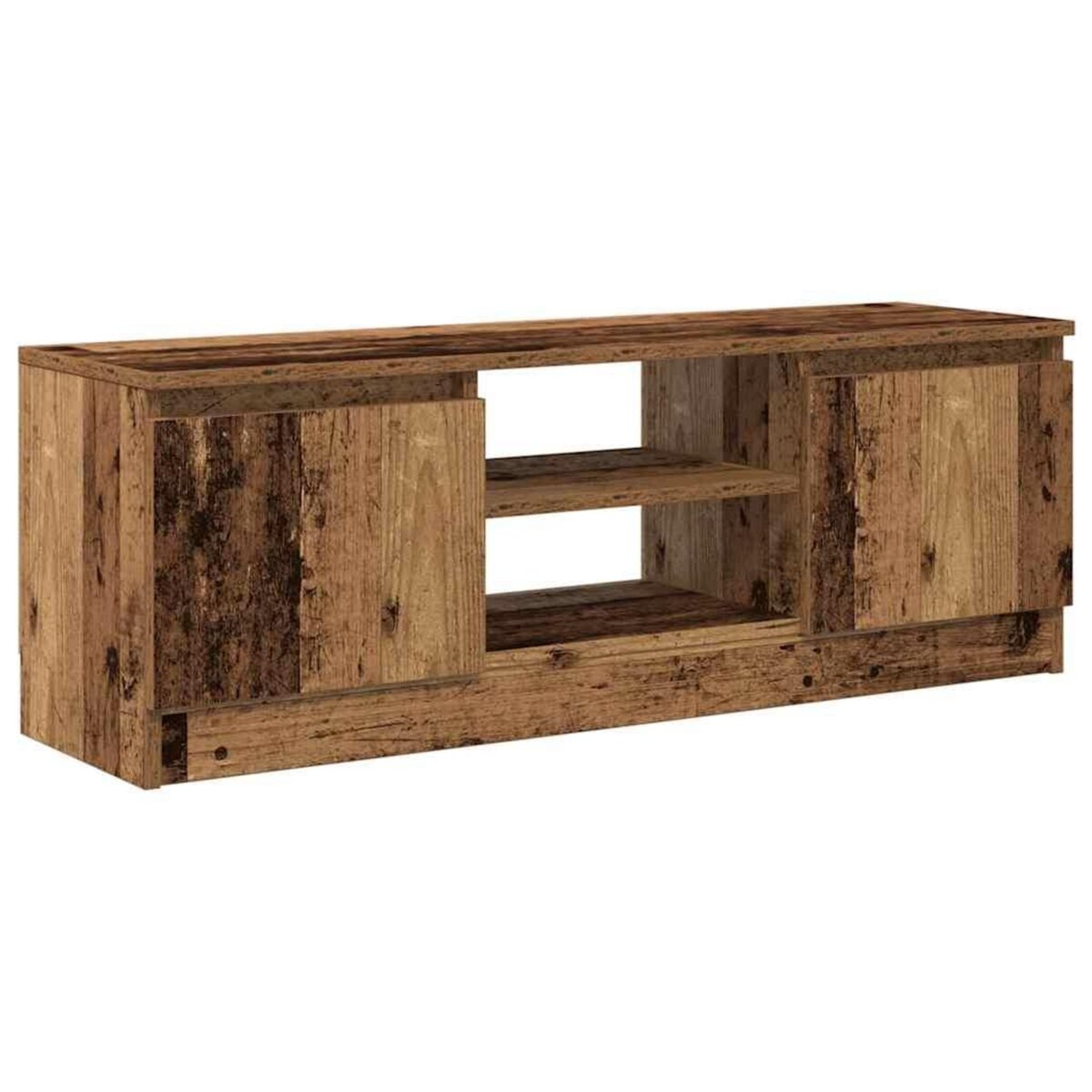 VIDAXL Meuble TV vieux bois 102x30x36 cm bois d'ingenierie