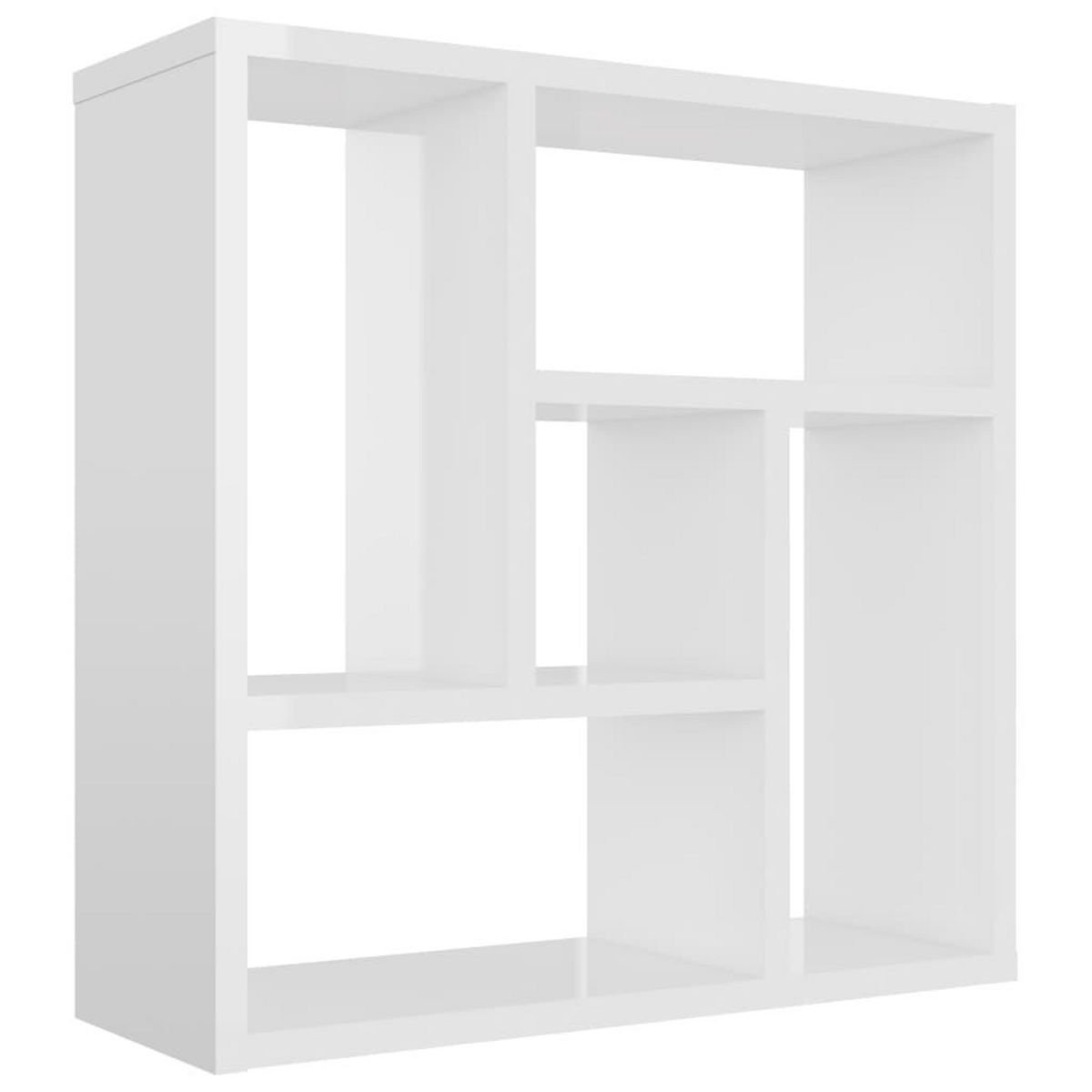 VIDAXL Etagere murale Blanc brillant 45,1x16x45,1 cm Bois d'ingenierie