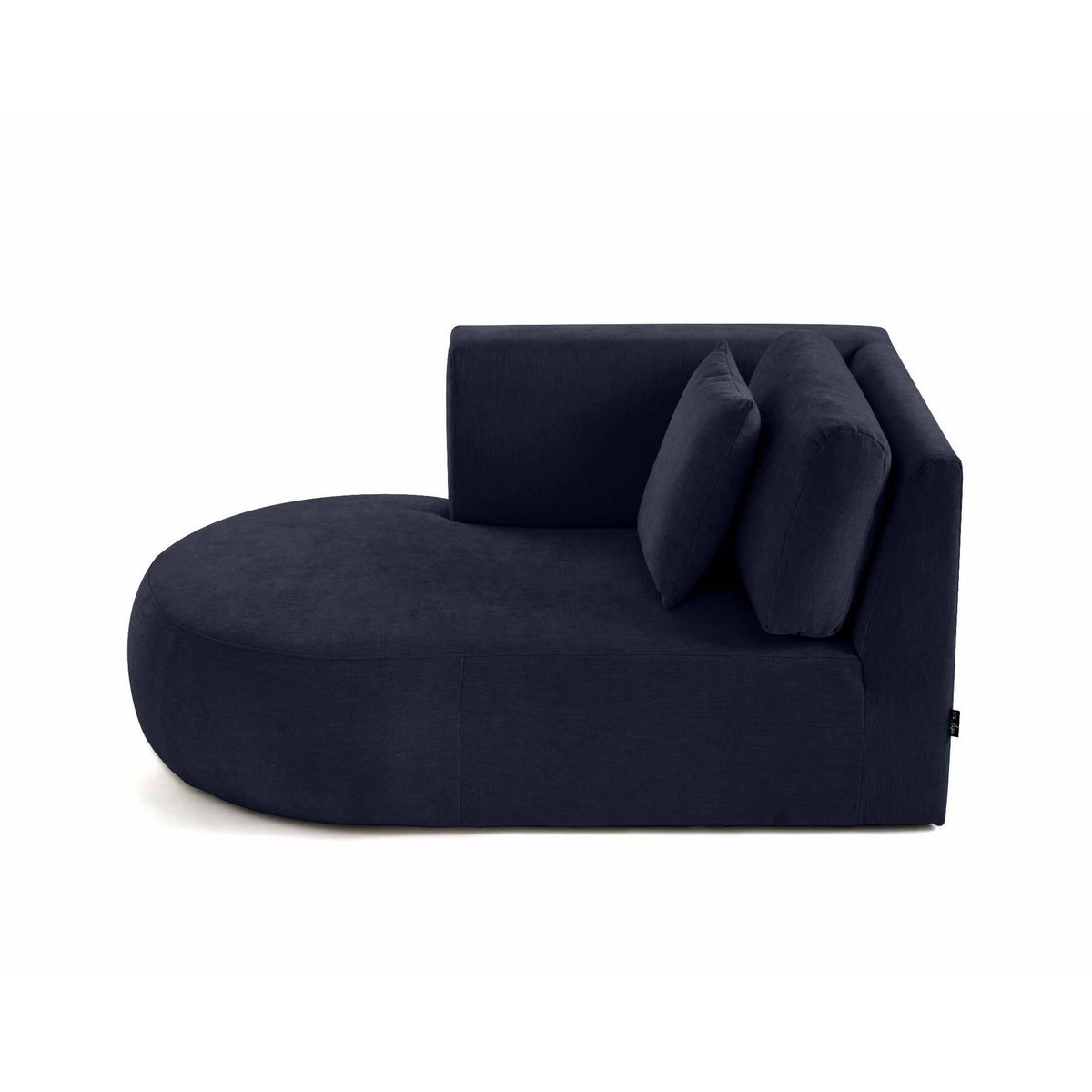 LISA DESIGN Santorini - module d'assise méridienne gauche - en tissu texturé