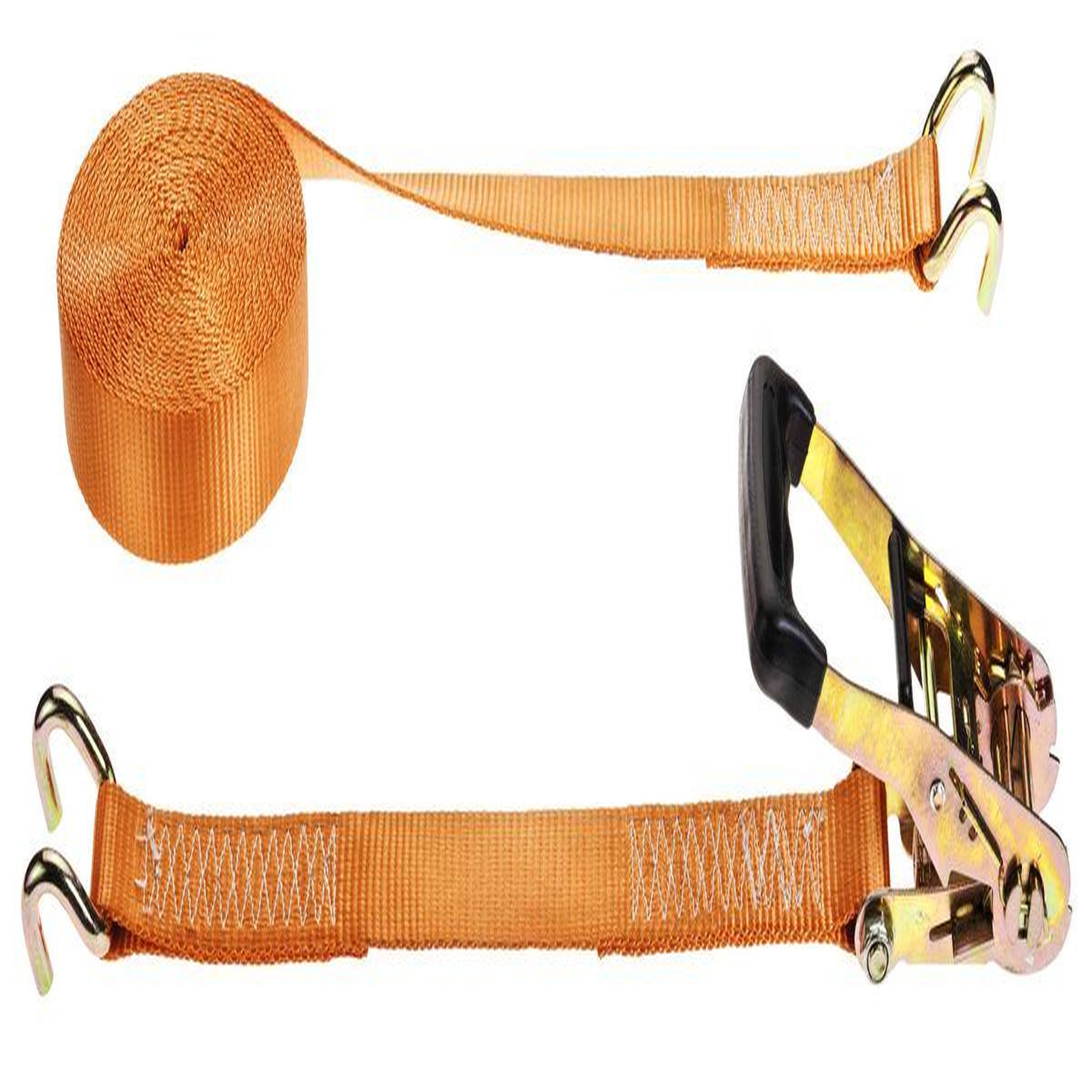 OUTIFRANCE Sangle d'arrimage à crochets bord de rive - 10m x 50mm