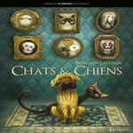 CHATS ET CHIENS. CARNET DE 15 POSTERS DETACHABLES, Lacombe Benjamin