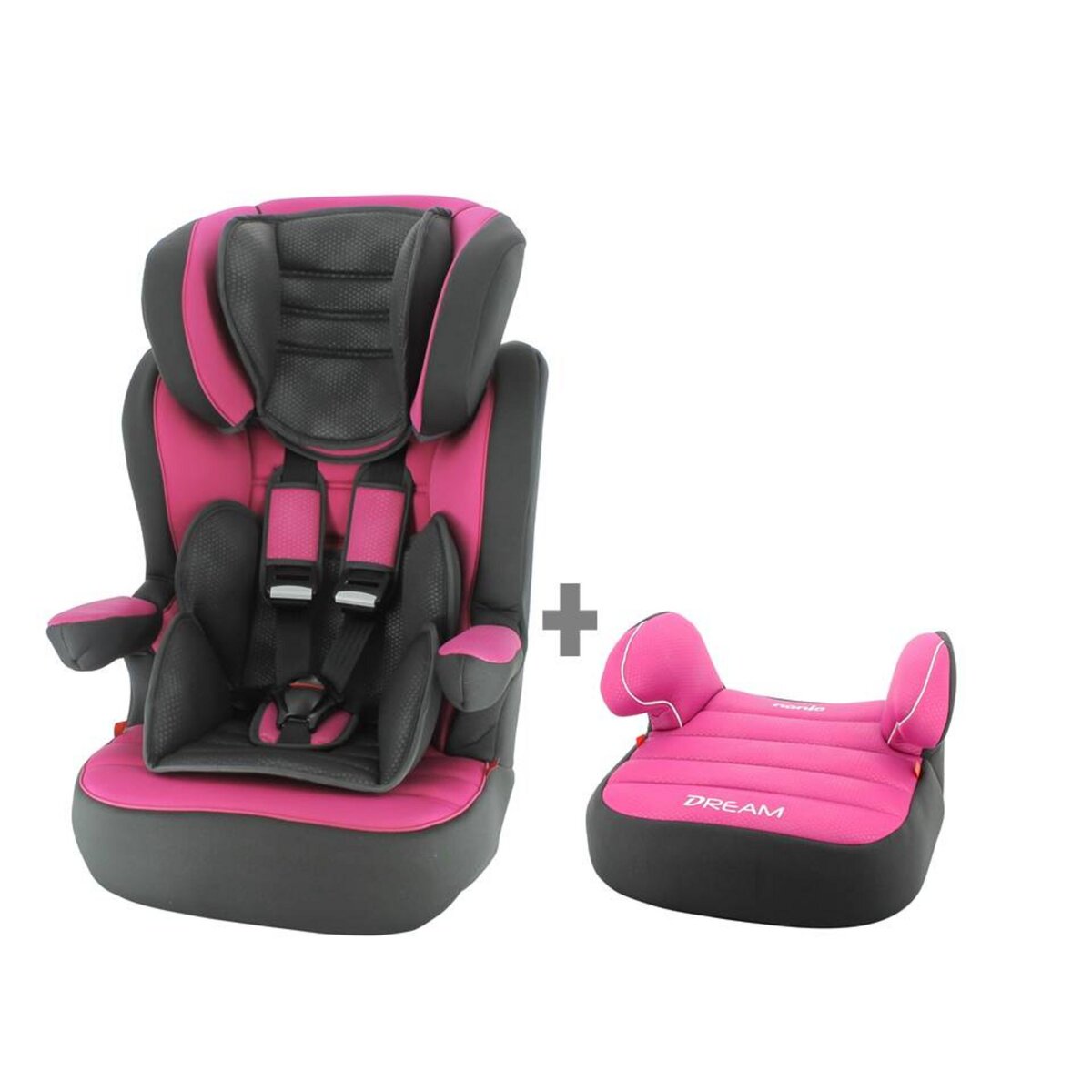 AUCHAN BABY Rehausseur b b groupe 1 2 3 A30 rehausseur bas framboise