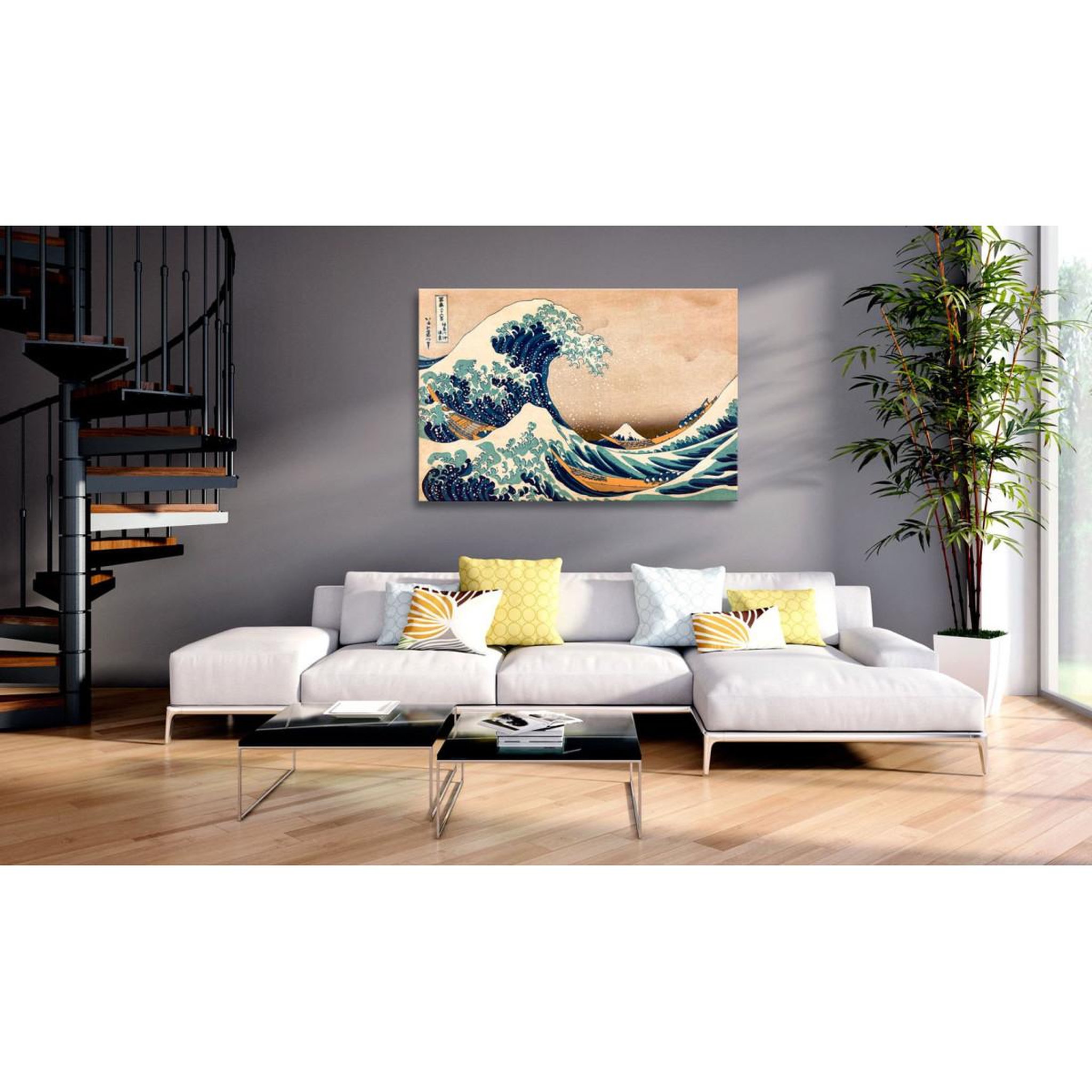 Voir la diapositive 2 : Paris Prix Tableau  the great wave off kanagawa reproduction