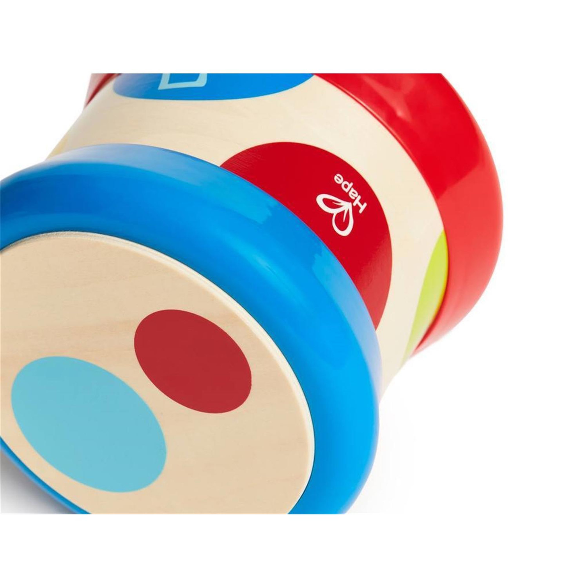 Voir la diapositive 3 : Hape Tambour de bebe bois