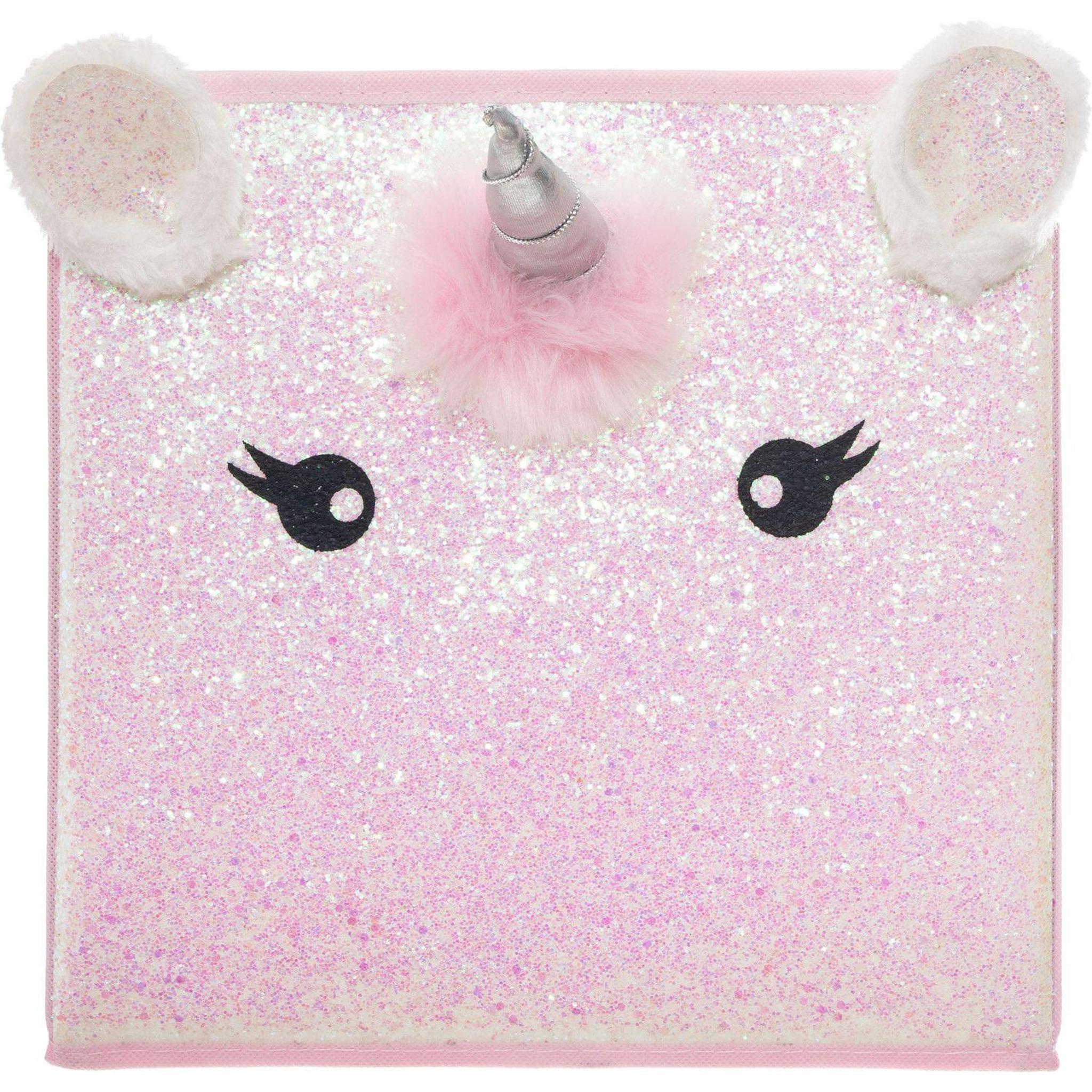 Voir la diapositive 2 : ATMOSPHERA Bac de rangement Licorne Rose