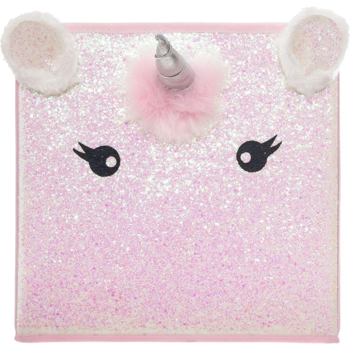 ATMOSPHERA Bac de rangement Licorne Rose