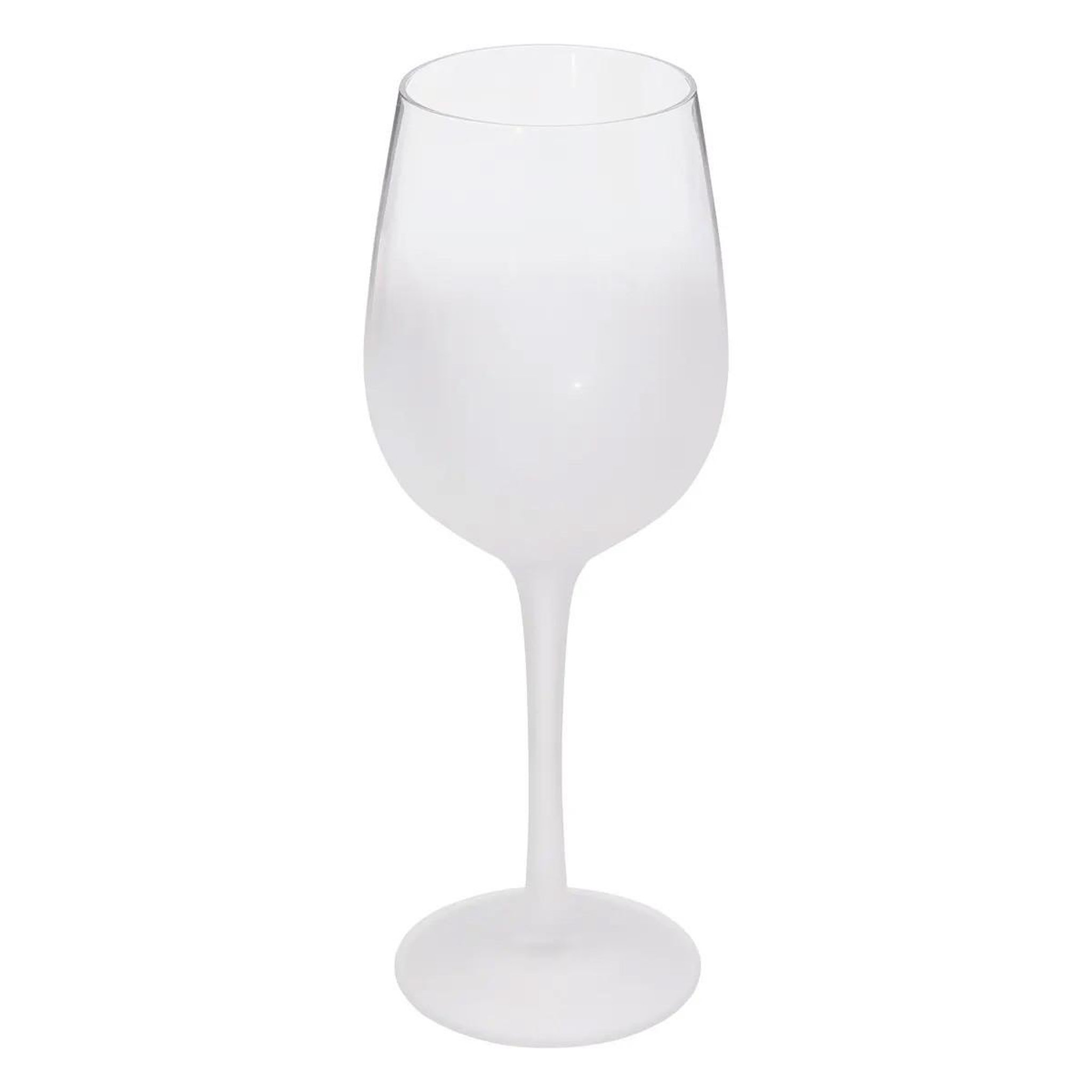 Voir la diapositive 2 : SECRET DE GOURMET Lot de 6 verres à vin  givrés  38cl transparent