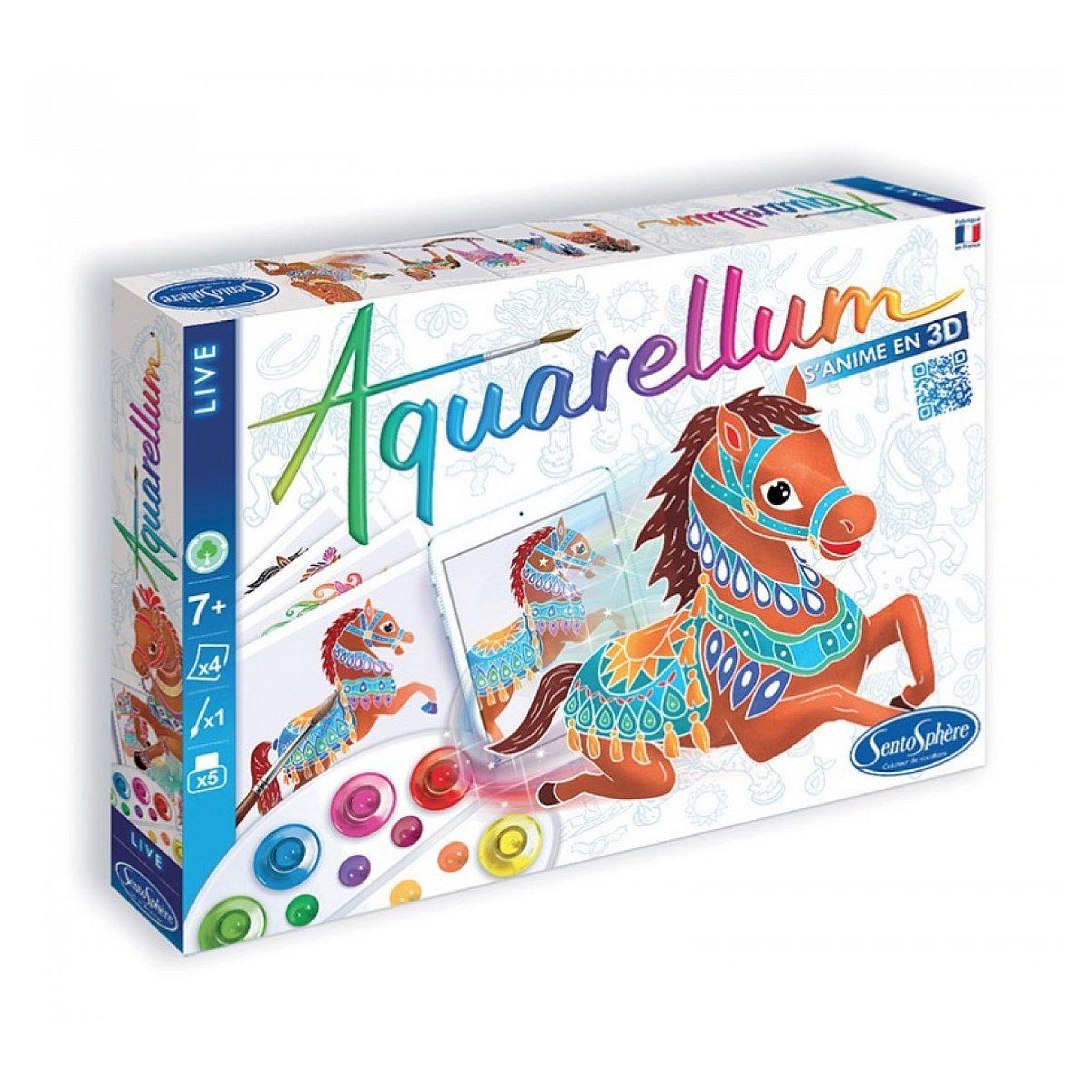 Sentosphere Aquarellum live chevaux