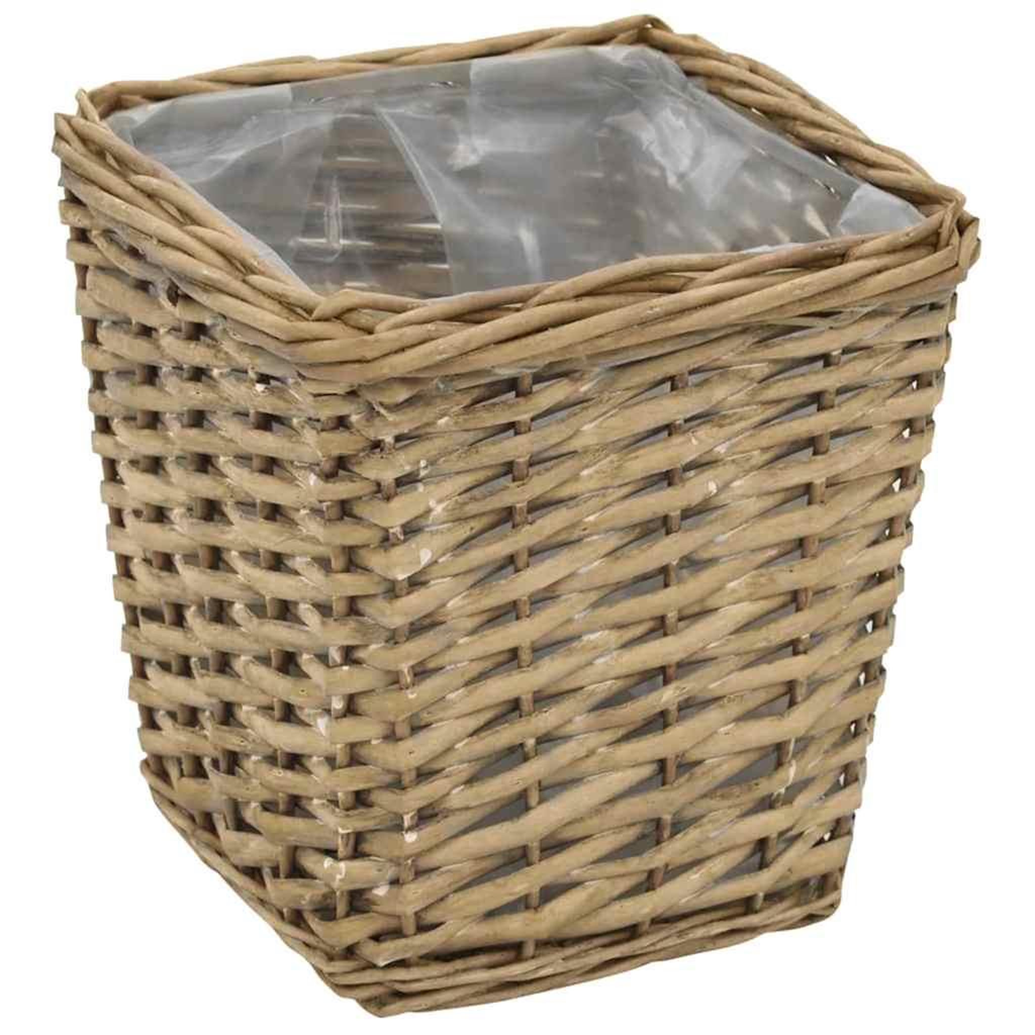 Voir la diapositive 4 : VIDAXL Lits sureleves 3 pcs osier avec doublure en pe