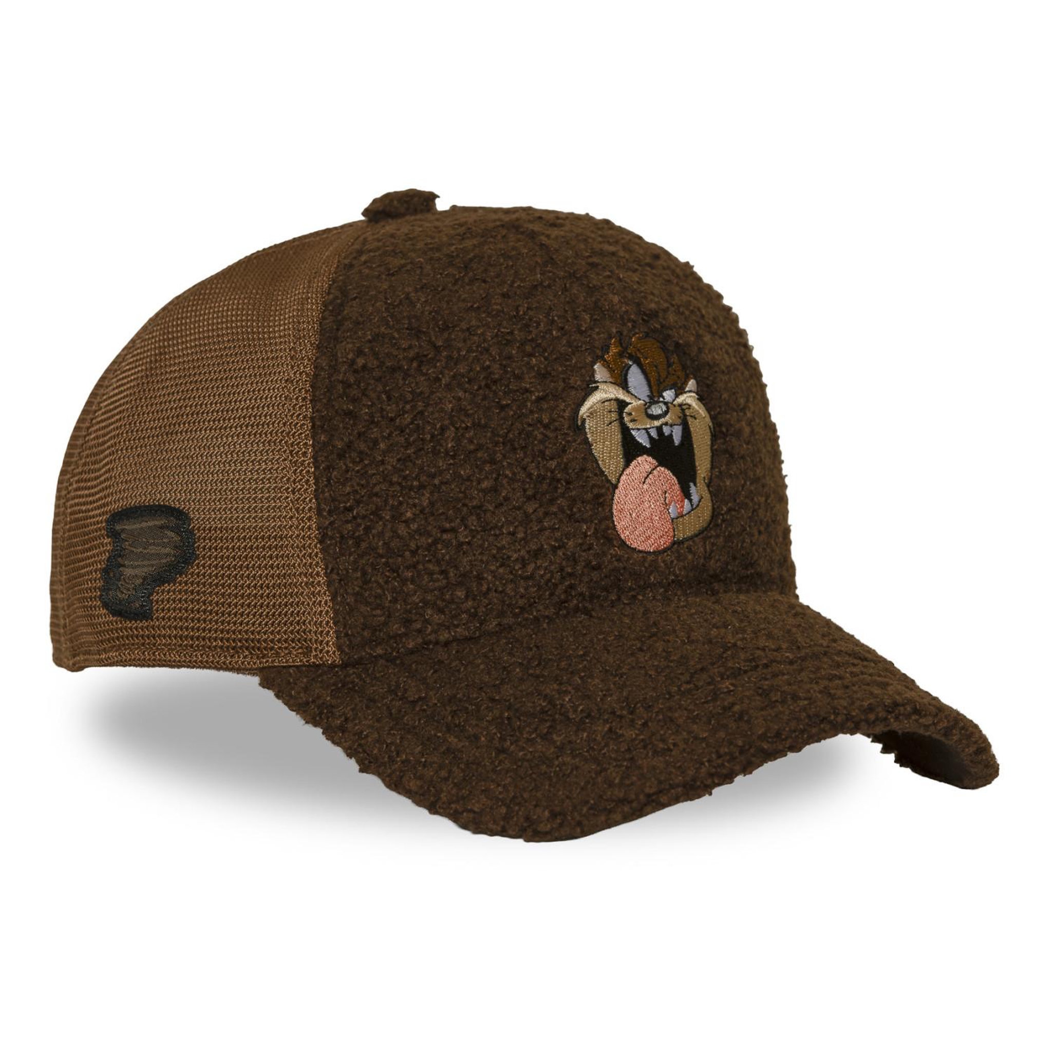 Voir la diapositive 4 : CAPSLAB Casquette trucker premium avec filet et patch Looney tunes Taz