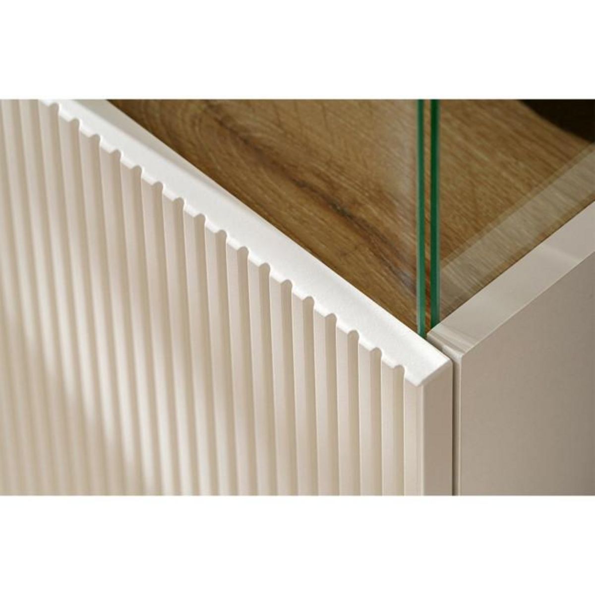 Paris Prix Buffet Rainuré  Catalina  160cm Naturel