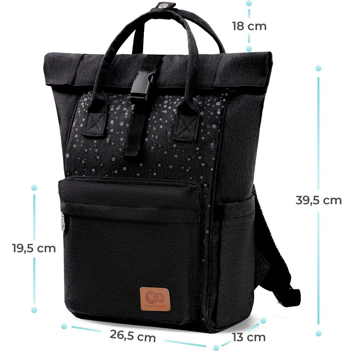 KINDERKRAFT Sac à langer Moonpack bébé 