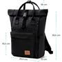 Voir la diapositive 5 : KINDERKRAFT Sac à langer Moonpack bébé 