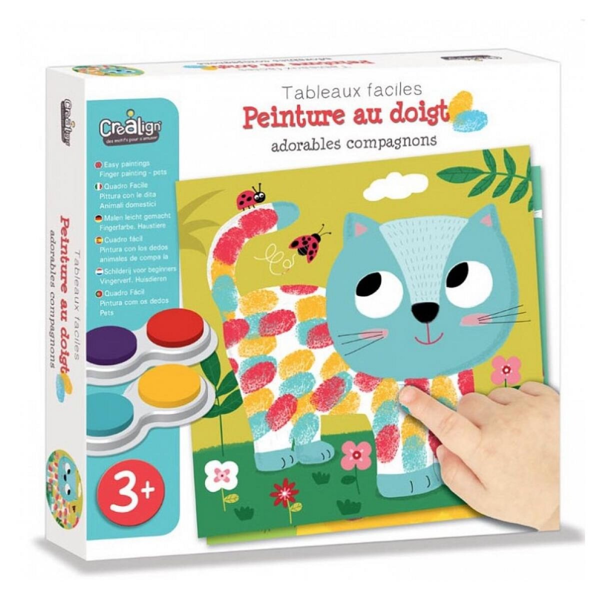 CREALIGN Peinture a doigt Adorables compagnons