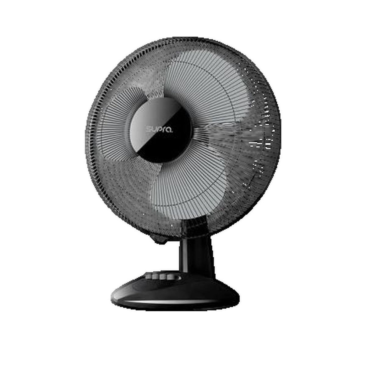 Supra Ventilateur de bureau Supra HEOS noir brillant