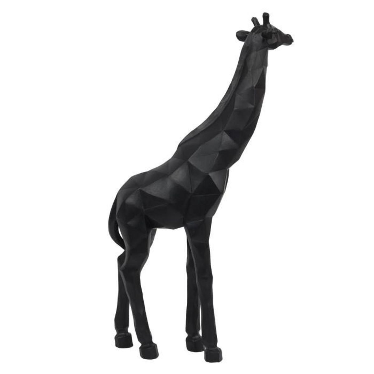 Paris Prix Statuette Déco  Girafe Origami  40cm Noir